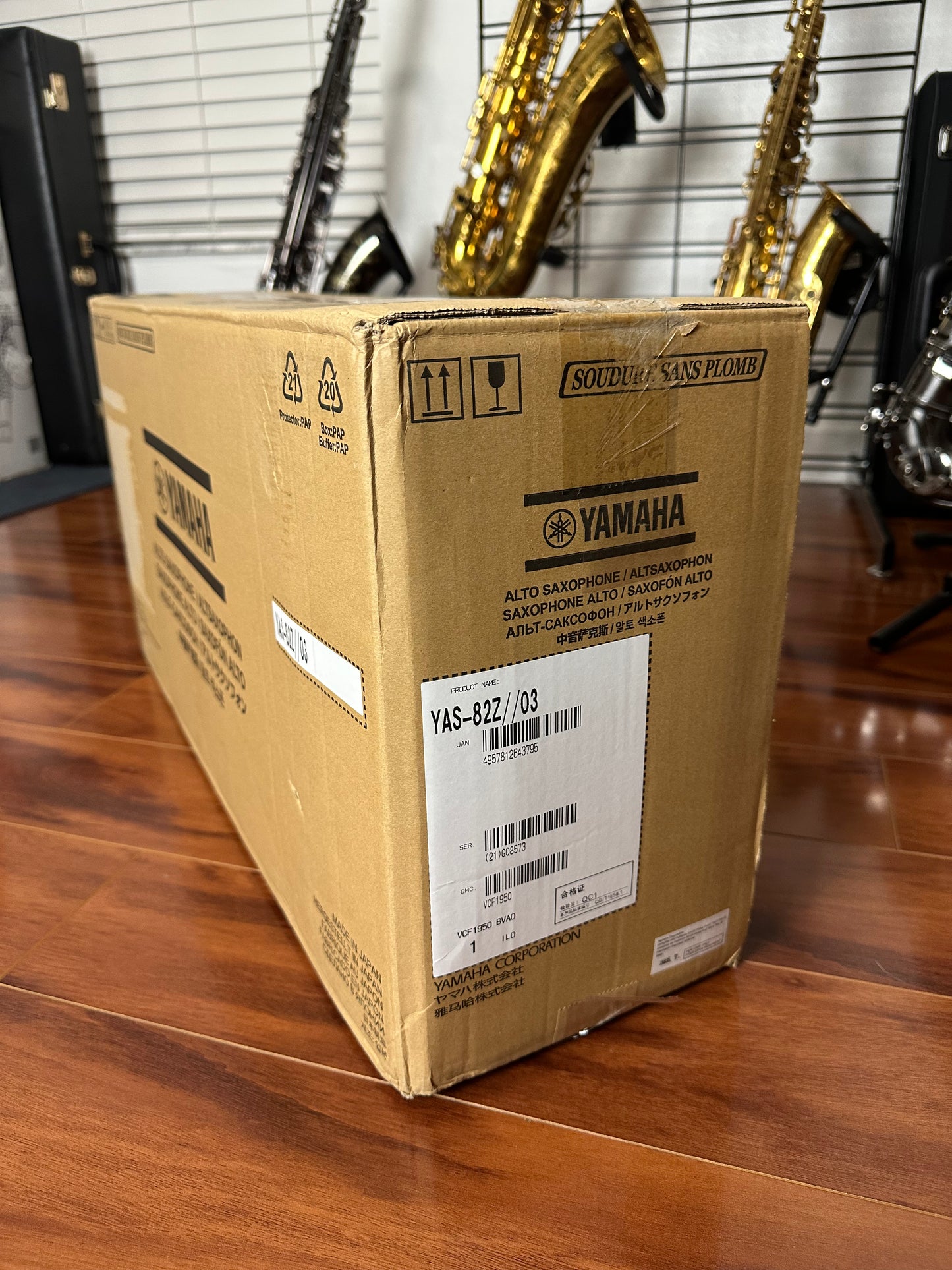 NEW open box Yamaha YAS-82ZII Alto Saxophone
