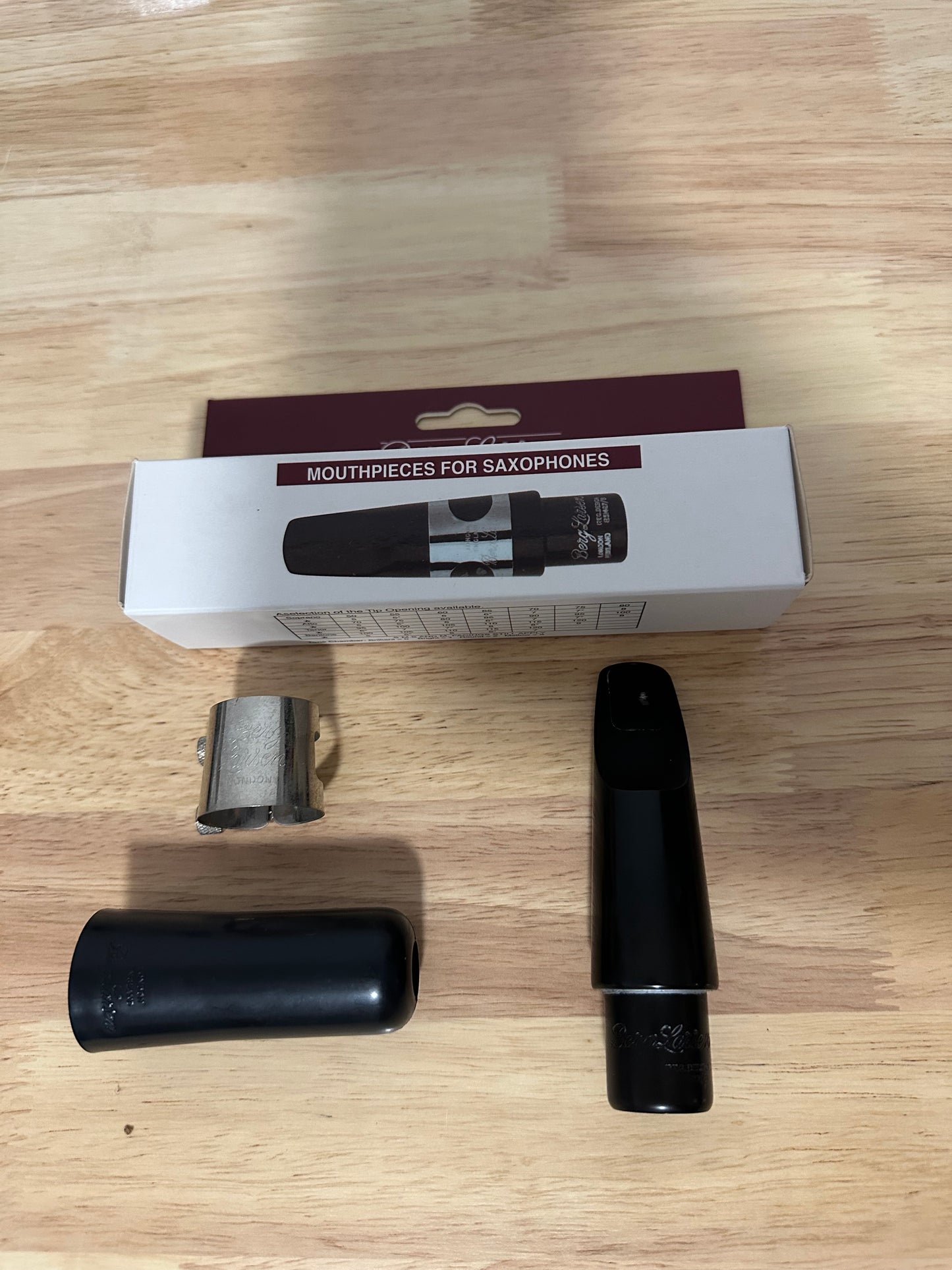Berg Larsen REFACED 100/2 (Actually 0.103”) Tenor Saxophone Mouthpiece