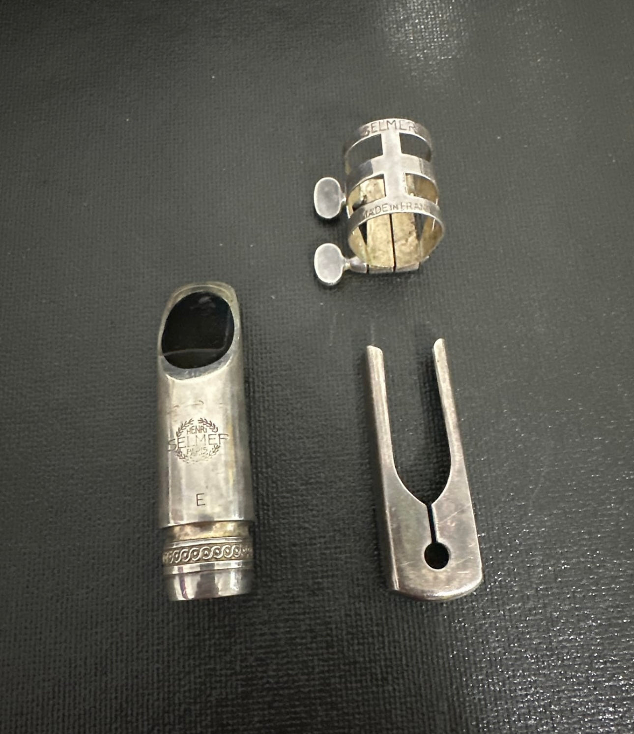 Vintage Selmer Paris E Metal Soprano Mouthpiece