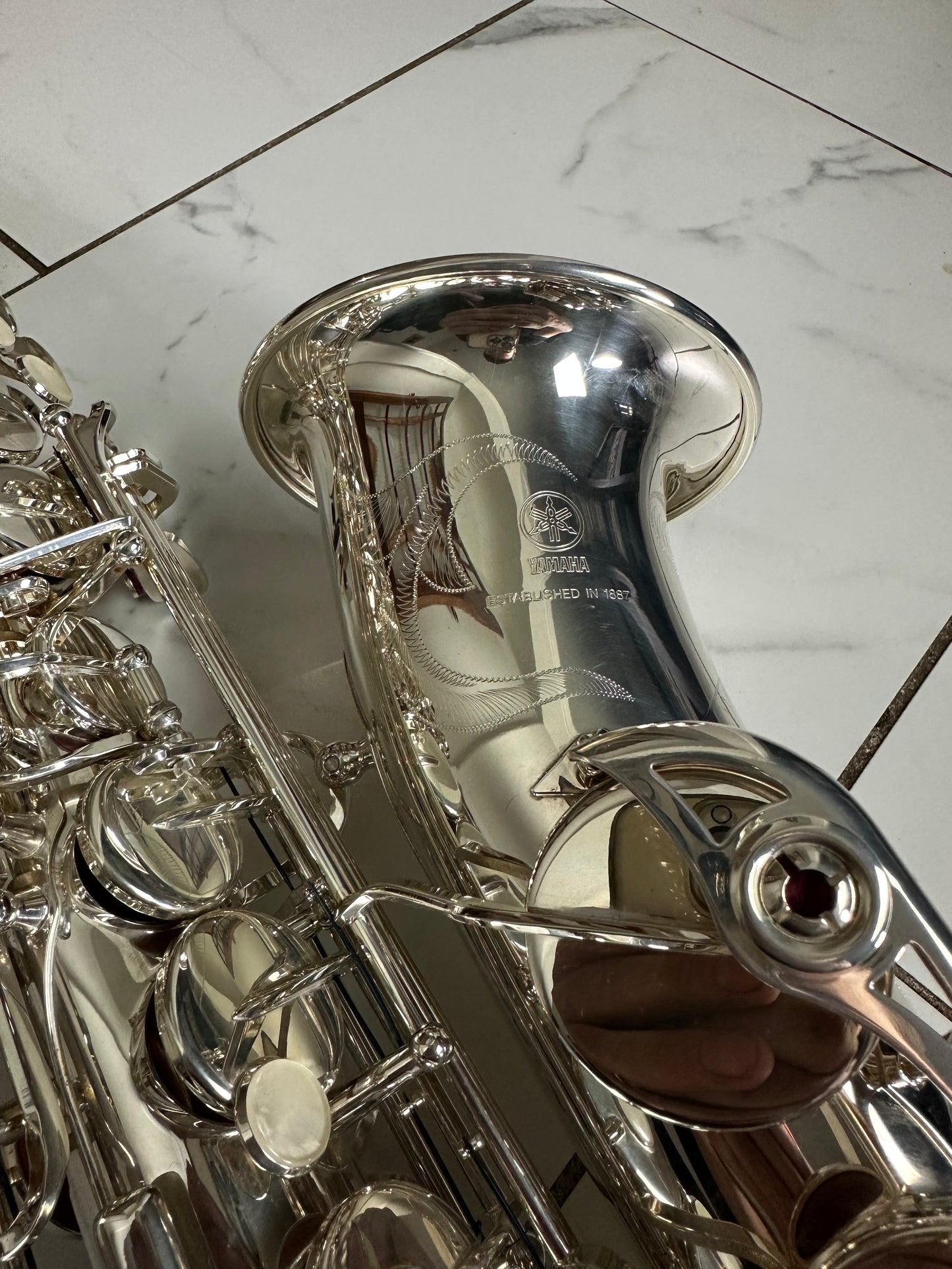 Yamaha YAS-62II Silver Plated Alto Saxophone!