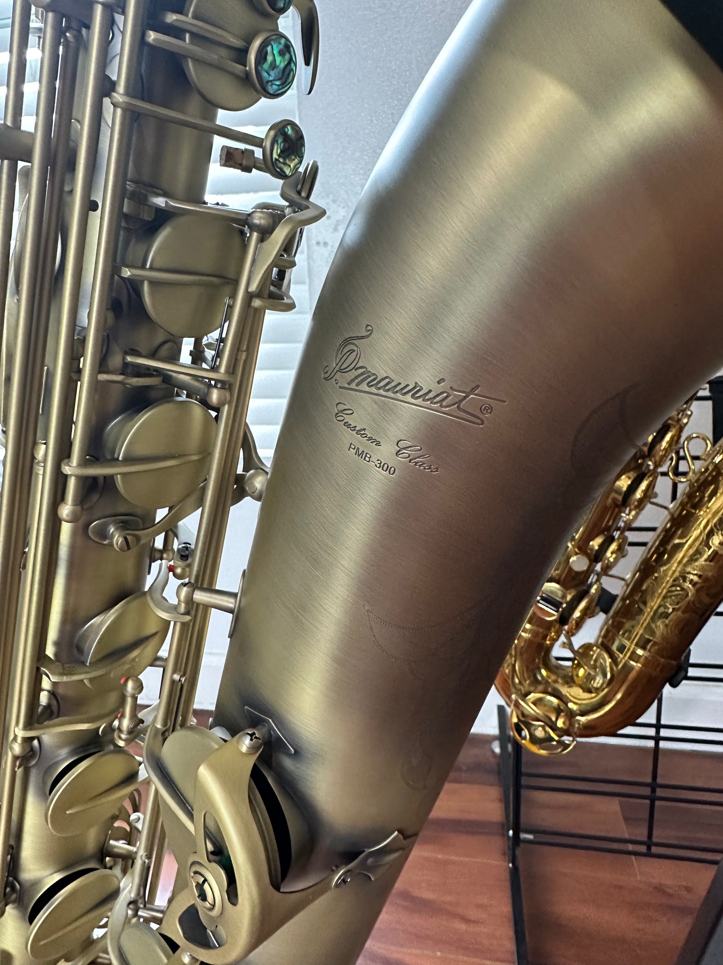 P. Mauriat Professional Low A Baritone Saxophone PMB-300 ~ MINT