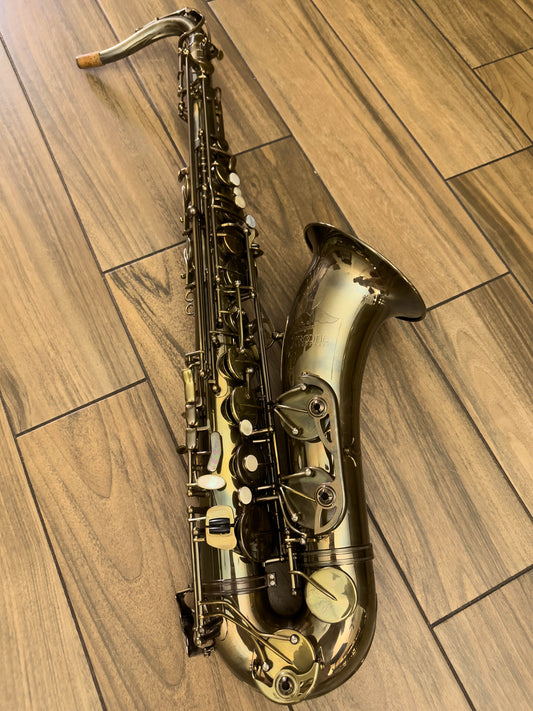 LIKE NEW Antigua ProOne Professional Tenor Saxophone - Cryogenically Treated Classic Antique Finish