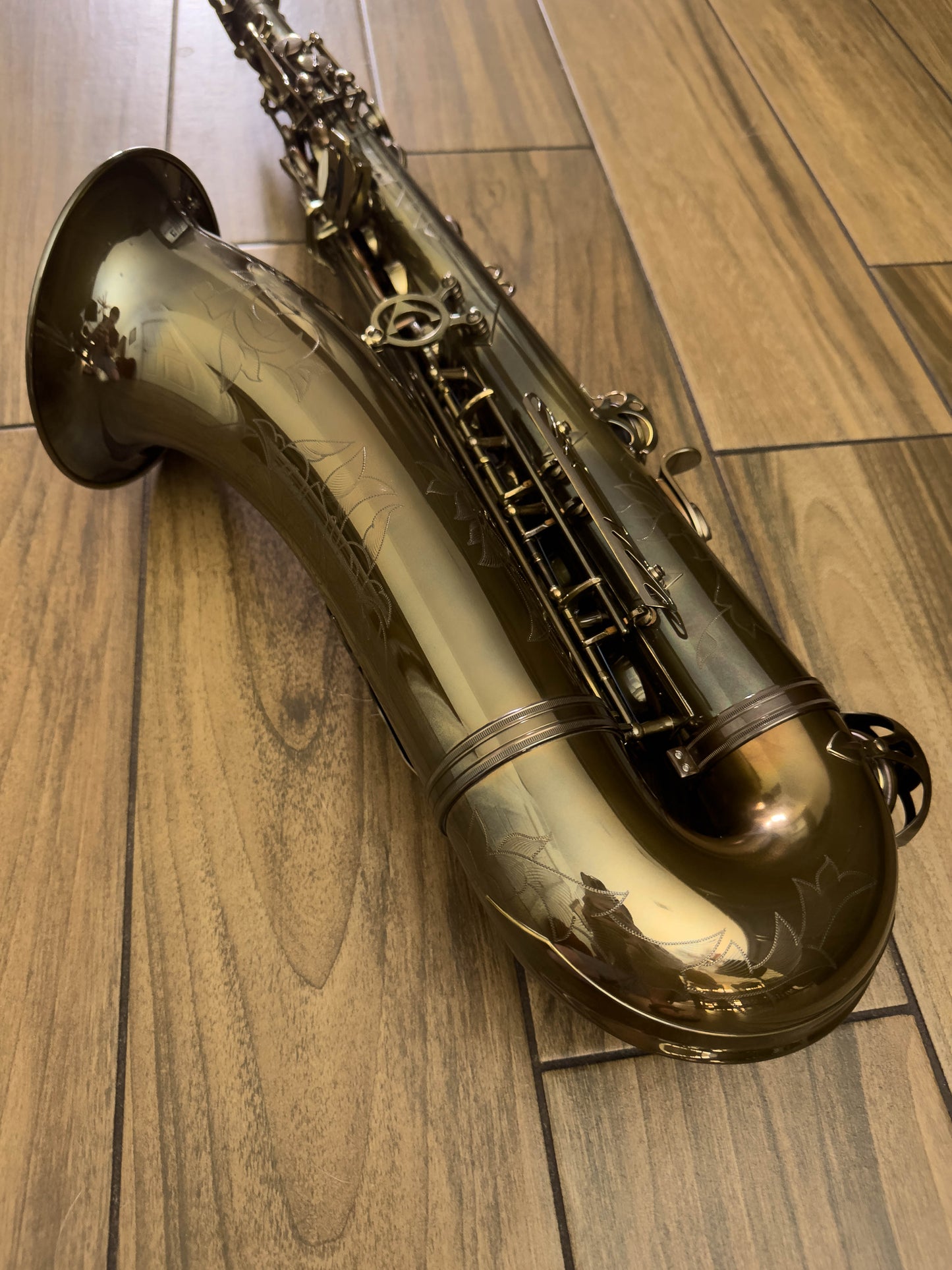 LIKE NEW Antigua ProOne Professional Tenor Saxophone - Cryogenically Treated Classic Antique Finish