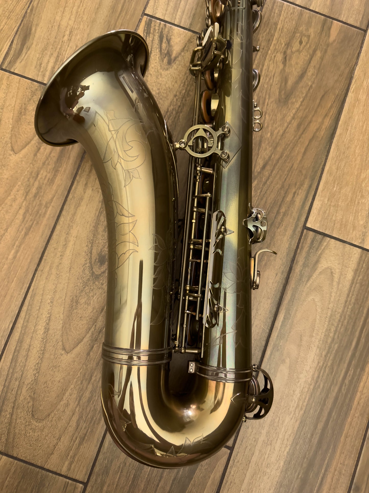 LIKE NEW Antigua ProOne Professional Tenor Saxophone - Cryogenically Treated Classic Antique Finish