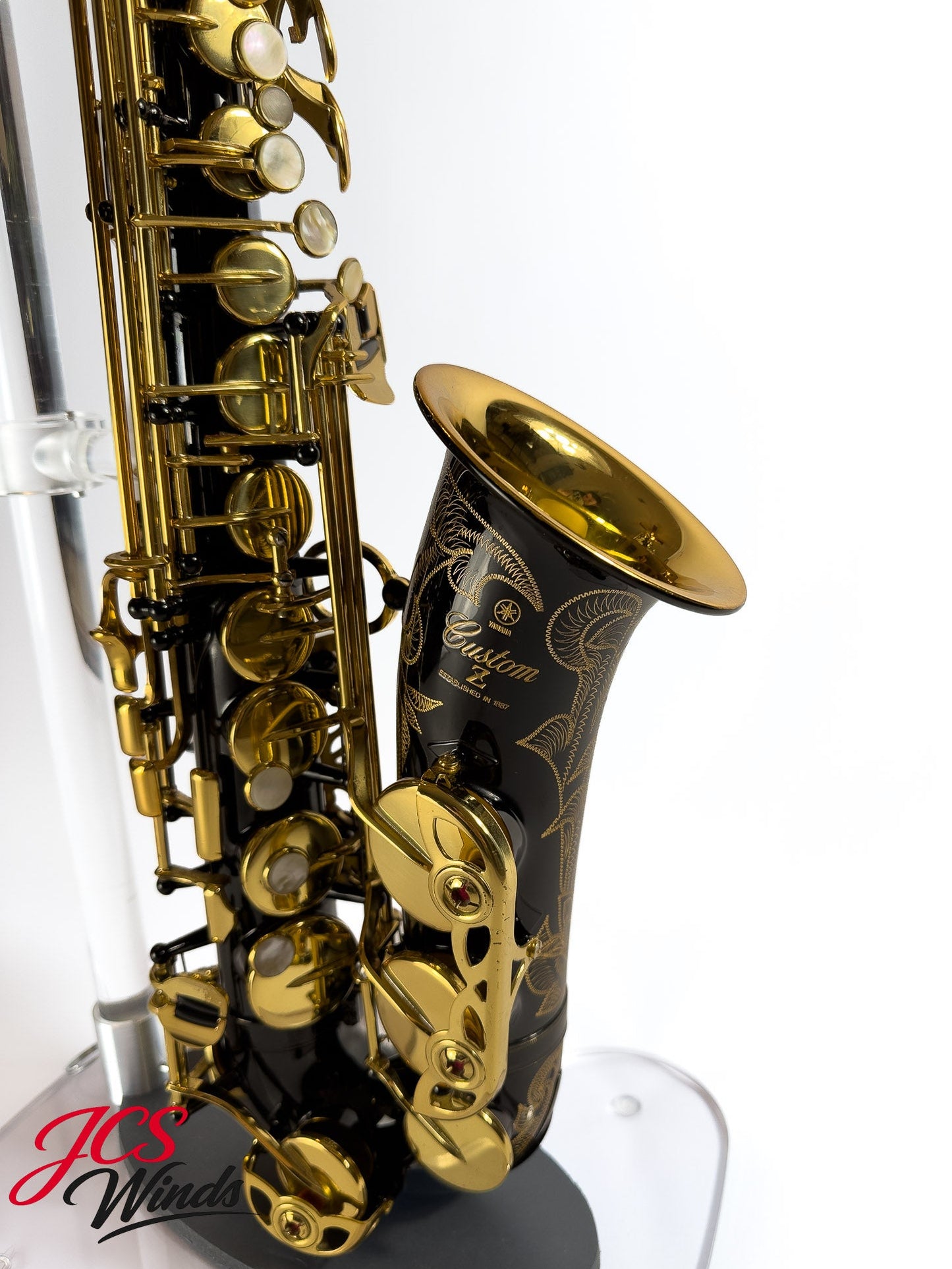 Yamaha 82ZB Custom Black Lacquer Alto Saxophone - Recent COA!