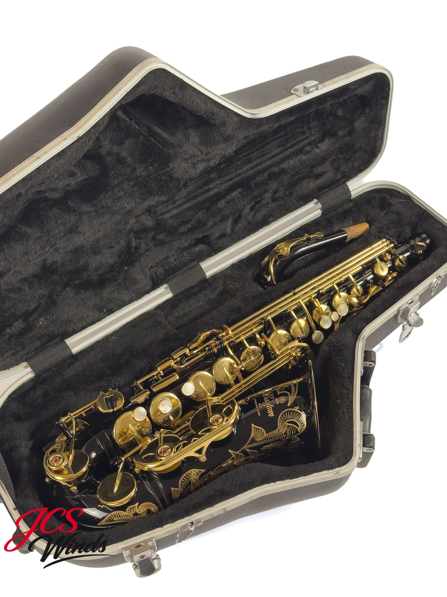 Yamaha 82ZB Custom Black Lacquer Alto Saxophone - Recent COA!