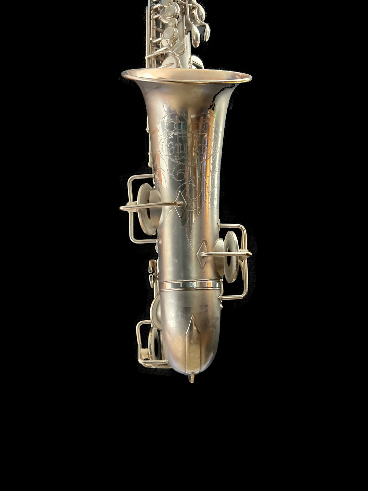 1926 Buescher True Tone Alto Saxophone ~ Silver Plated ~ Roo Pads ~ Snap Resos